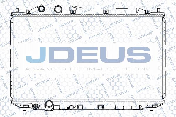 Jdeus M-0130480 - Радиатор, охлаждение двигателя autosila-amz.com