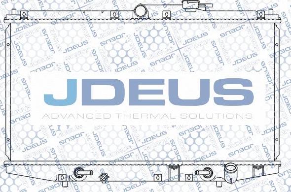 Jdeus M-0130520 - Радиатор, охлаждение двигателя autosila-amz.com