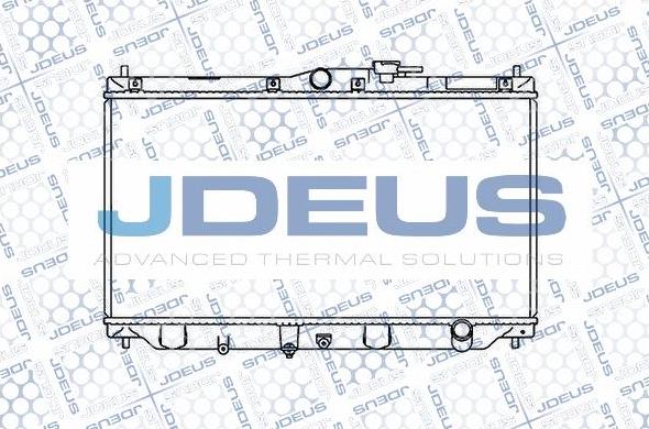 Jdeus M-0130190 - Радиатор, охлаждение двигателя autosila-amz.com