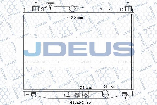 Jdeus M-0130140 - Радиатор, охлаждение двигателя autosila-amz.com