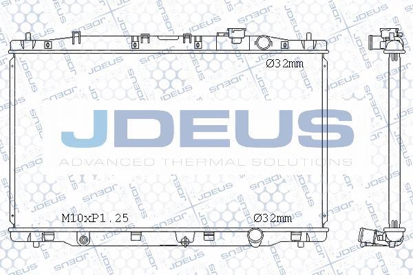 Jdeus M-0130120 - Радиатор, охлаждение двигателя autosila-amz.com