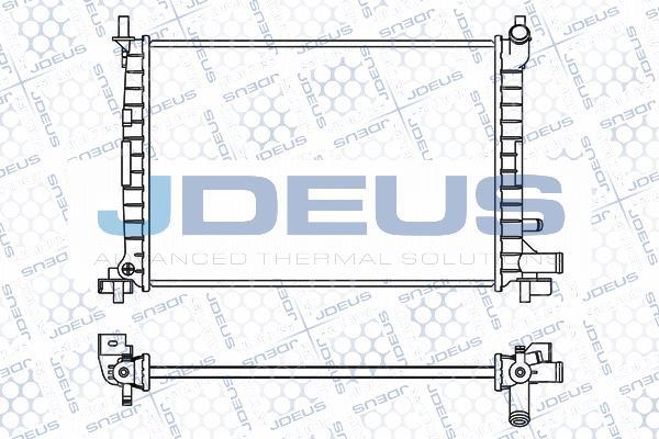 Jdeus M-0120460 - Радиатор, охлаждение двигателя autosila-amz.com