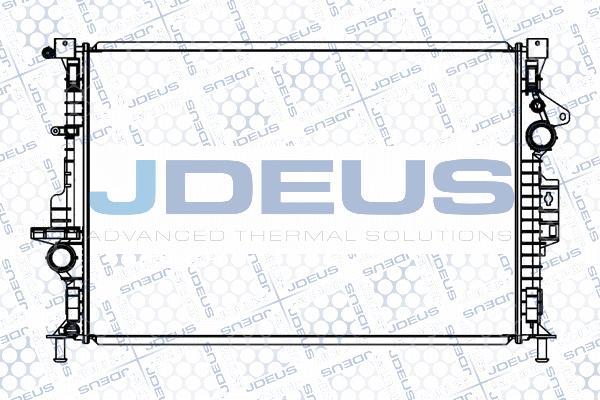 Jdeus M-0120670 - Радиатор, охлаждение двигателя autosila-amz.com