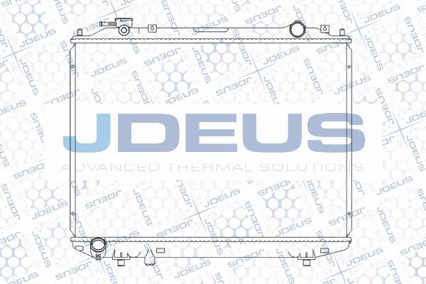 Jdeus M-0120190 - Радиатор, охлаждение двигателя autosila-amz.com