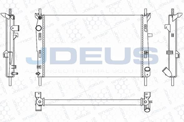 Jdeus M-0120870 - Радиатор, охлаждение двигателя autosila-amz.com