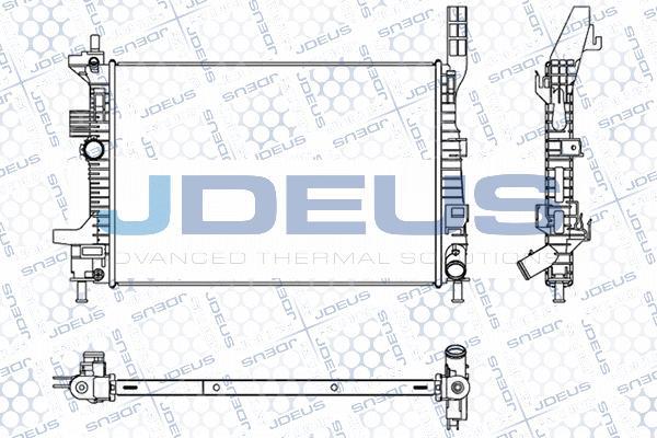 Jdeus M-0120390 - Радиатор, охлаждение двигателя autosila-amz.com