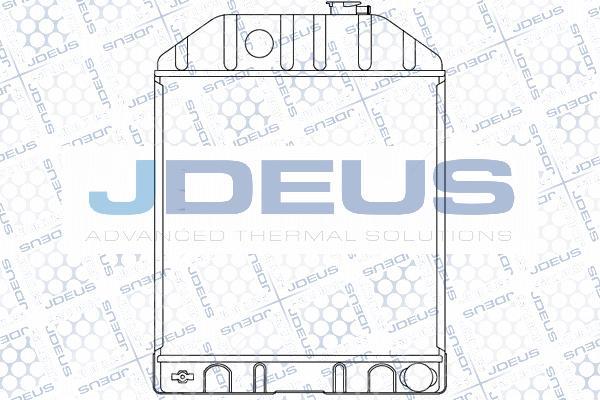Jdeus M-0121260 - Радиатор, охлаждение двигателя autosila-amz.com