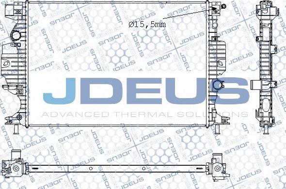 Jdeus M-0121270 - Радиатор, охлаждение двигателя autosila-amz.com