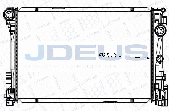 Jdeus M-0171050 - Радиатор, охлаждение двигателя autosila-amz.com