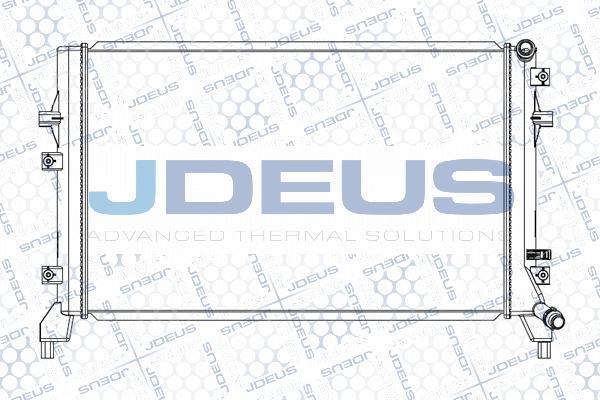 Jdeus M-0300530 - Радиатор, охлаждение двигателя autosila-amz.com