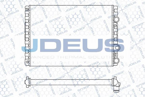 Jdeus M-0300080 - Радиатор, охлаждение двигателя autosila-amz.com