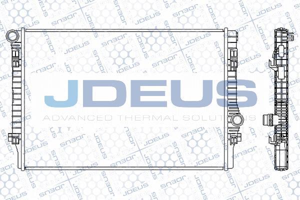 Jdeus M-0300190 - Радиатор, охлаждение двигателя autosila-amz.com