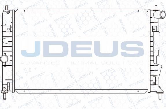 Jdeus M-0240190 - Радиатор, охлаждение двигателя autosila-amz.com