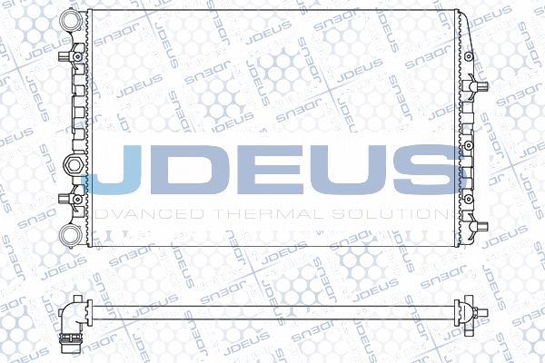 Jdeus M-0250080 - Радиатор, охлаждение двигателя autosila-amz.com