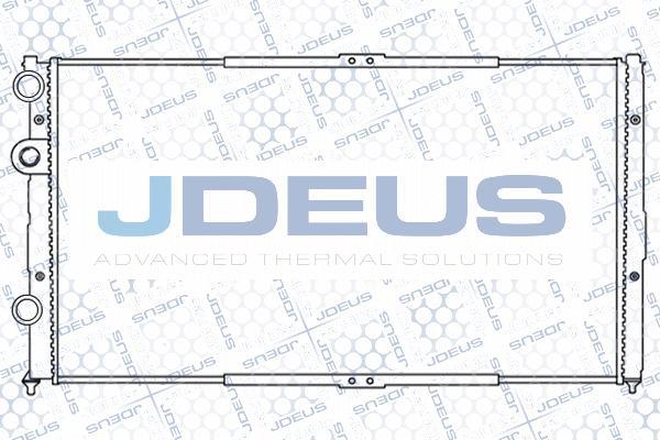 Jdeus M-0250070 - Радиатор, охлаждение двигателя autosila-amz.com