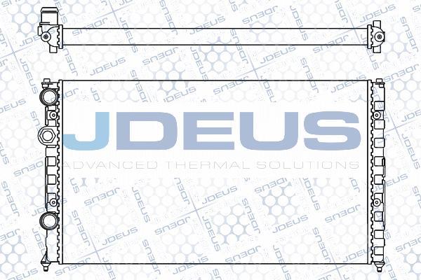 Jdeus M-025018A - Радиатор, охлаждение двигателя autosila-amz.com