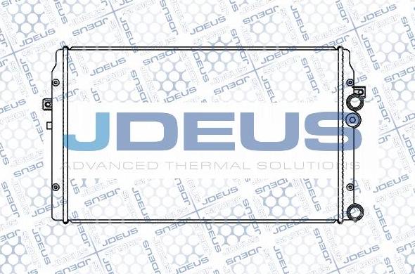 Jdeus M-0250280 - Радиатор, охлаждение двигателя autosila-amz.com