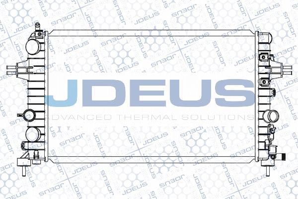 Jdeus M-0200990 - Радиатор, охлаждение двигателя autosila-amz.com