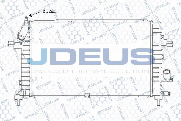 Jdeus M-0200980 - Радиатор, охлаждение двигателя autosila-amz.com