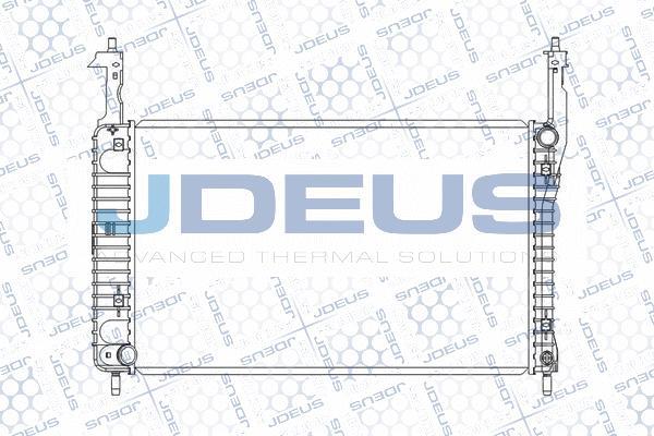 Jdeus M-020069A - Радиатор, охлаждение двигателя autosila-amz.com