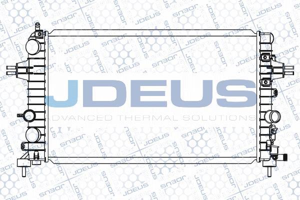 Jdeus M-0200360 - Радиатор, охлаждение двигателя autosila-amz.com