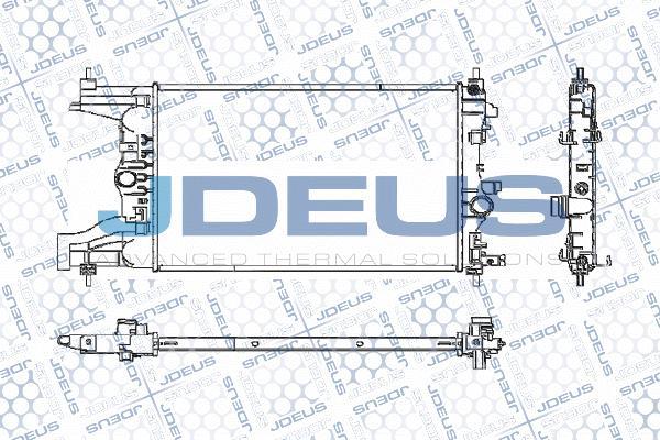 Jdeus M-0201070 - Радиатор, охлаждение двигателя autosila-amz.com