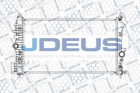 Jdeus M-0201140 - Радиатор, охлаждение двигателя autosila-amz.com