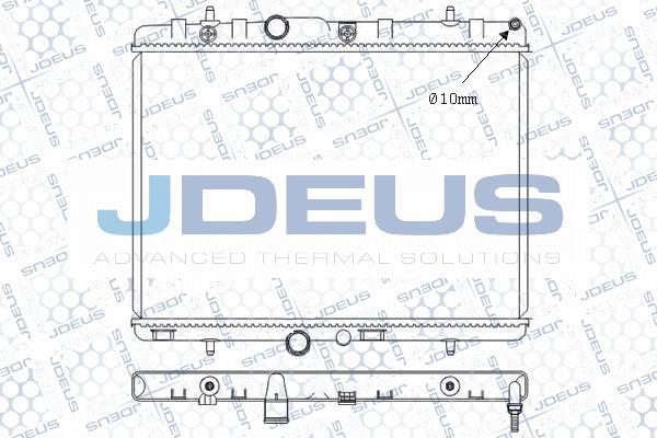 Jdeus M-0210430 - Радиатор, охлаждение двигателя autosila-amz.com