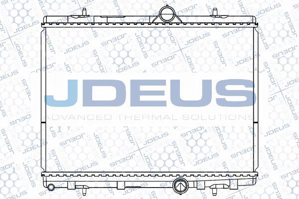 Jdeus M-0210570 - Радиатор, охлаждение двигателя autosila-amz.com