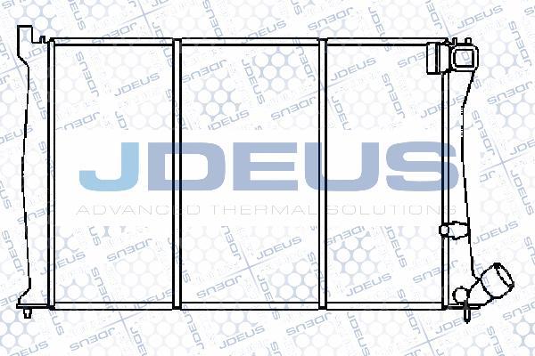 Jdeus M-0210050 - Радиатор, охлаждение двигателя autosila-amz.com