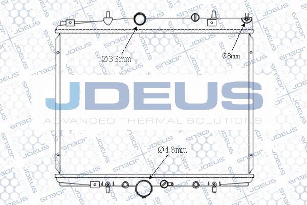 Jdeus M-0210030 - Радиатор, охлаждение двигателя autosila-amz.com