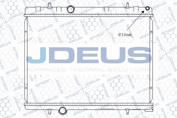 Jdeus M-0210380 - Радиатор, охлаждение двигателя autosila-amz.com
