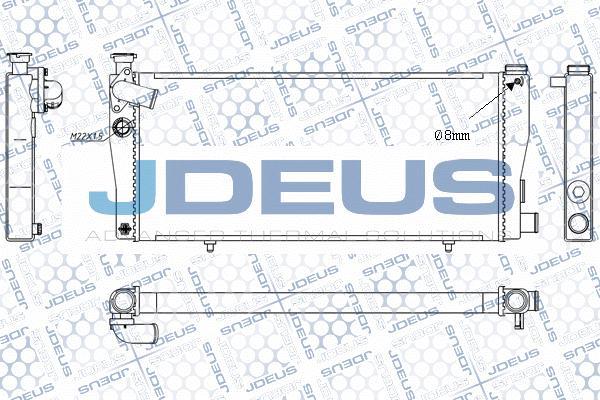 Jdeus M-0210211 - Радиатор, охлаждение двигателя autosila-amz.com