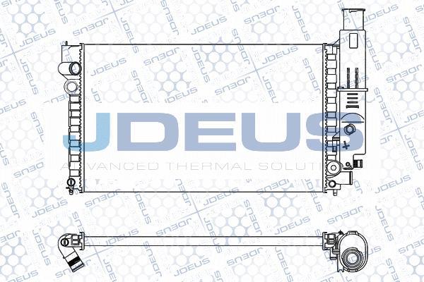 Jdeus M-0210220 - Радиатор, охлаждение двигателя autosila-amz.com
