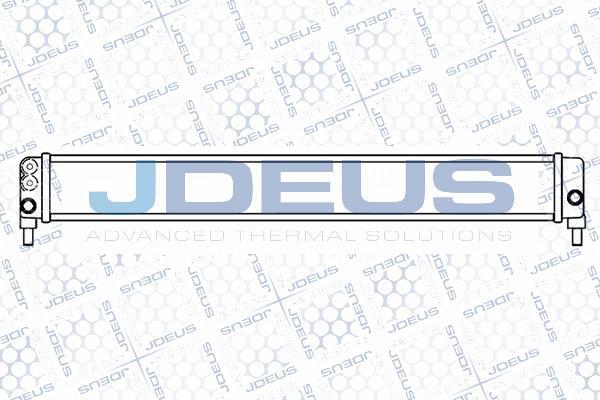 Jdeus M-028096A - Радиатор, охлаждение двигателя autosila-amz.com