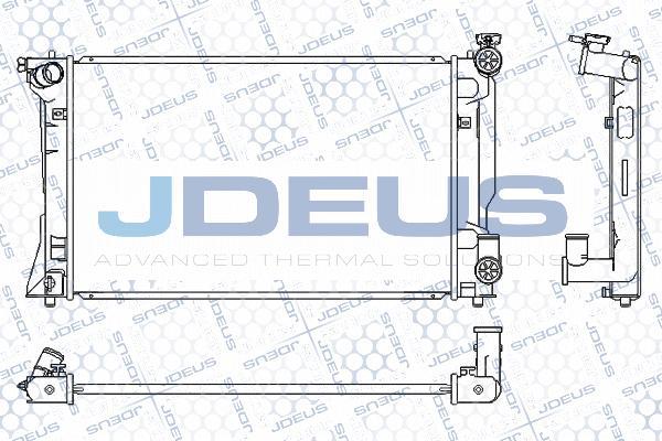 Jdeus M-0280970 - Радиатор, охлаждение двигателя autosila-amz.com