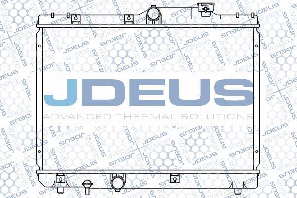 Jdeus M-0280470 - Радиатор, охлаждение двигателя autosila-amz.com