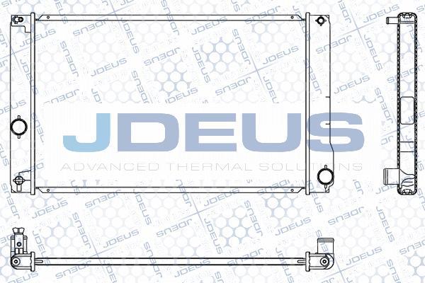 Jdeus M-0280820 - Радиатор, охлаждение двигателя autosila-amz.com