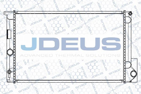 Jdeus M-0280700 - Радиатор, охлаждение двигателя autosila-amz.com
