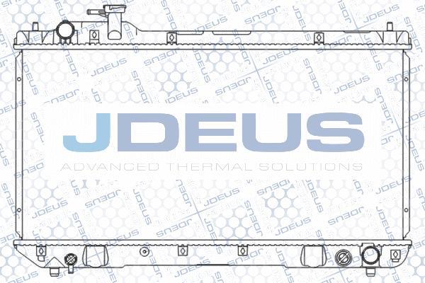 Jdeus M-028107A - Радиатор, охлаждение двигателя autosila-amz.com