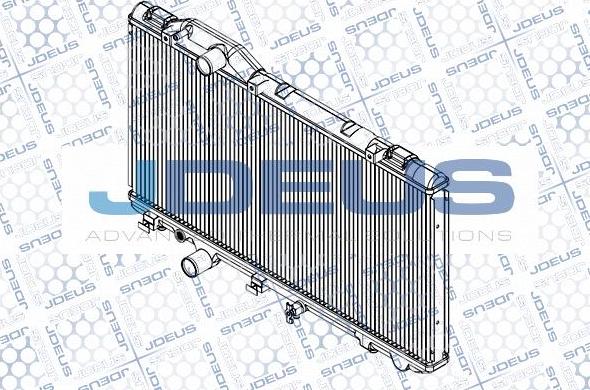 Jdeus M-0281100 - Радиатор, охлаждение двигателя autosila-amz.com