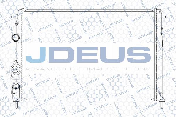 Jdeus M-0230600 - Радиатор, охлаждение двигателя autosila-amz.com