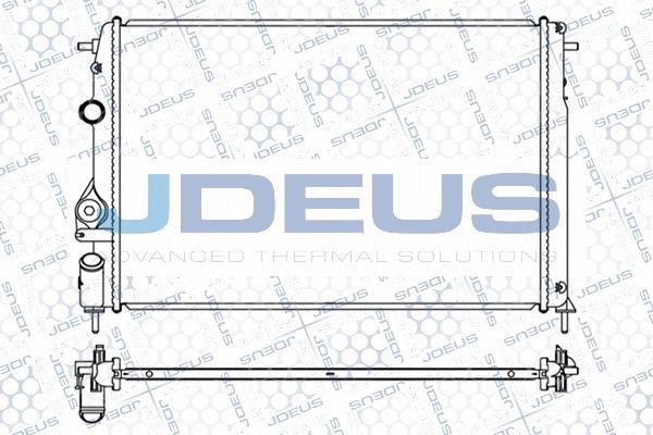 Jdeus M-0230601 - Радиатор, охлаждение двигателя autosila-amz.com