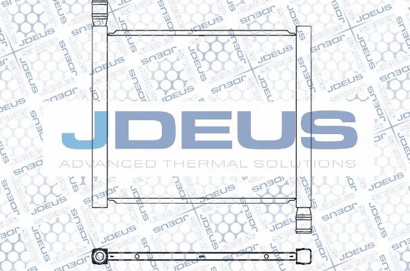 Jdeus M-0750050 - Радиатор, охлаждение двигателя autosila-amz.com
