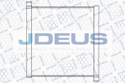 Jdeus M-0750010 - Радиатор, охлаждение двигателя autosila-amz.com