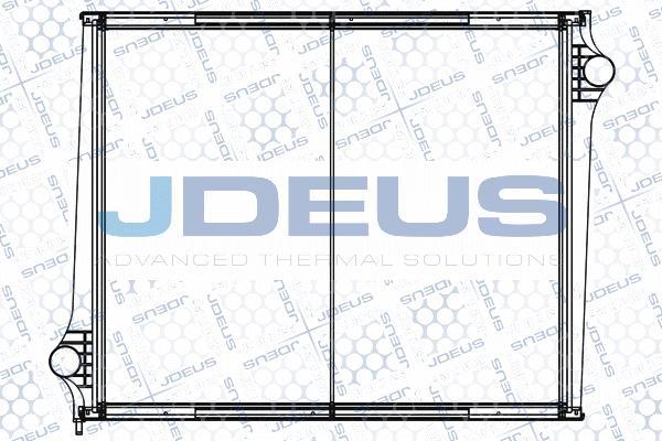 Jdeus M-1410030 - Радиатор, охлаждение двигателя autosila-amz.com