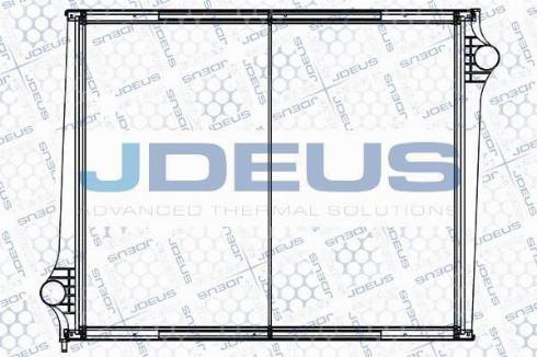 Jdeus M-141003B - Радиатор, охлаждение двигателя autosila-amz.com