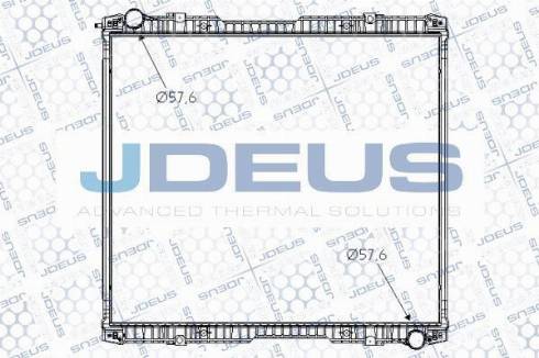 Jdeus M-1410020 - Радиатор, охлаждение двигателя autosila-amz.com