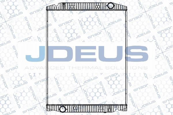Jdeus M-1140120 - Радиатор, охлаждение двигателя autosila-amz.com