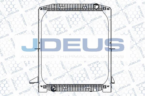 Jdeus M-1140210 - Радиатор, охлаждение двигателя autosila-amz.com